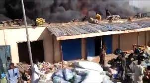 Fire Guts Sokoto Central Market