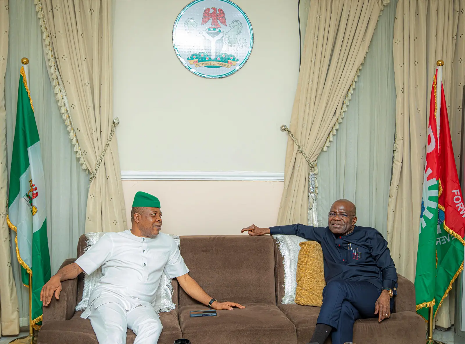 Ihedioha in Abia to Confer with Otti on  ‘Plan to Join Labour Party’