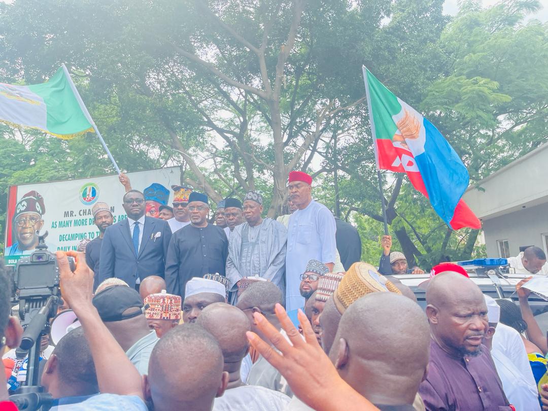 Concerned APC Members Rally in Support of  Ganduje in Abuja, Say Suspension Controversy Handiwork NNPP